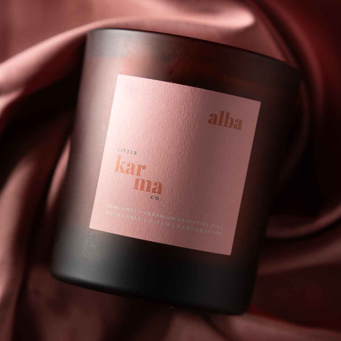 Alba balancing refillable candle