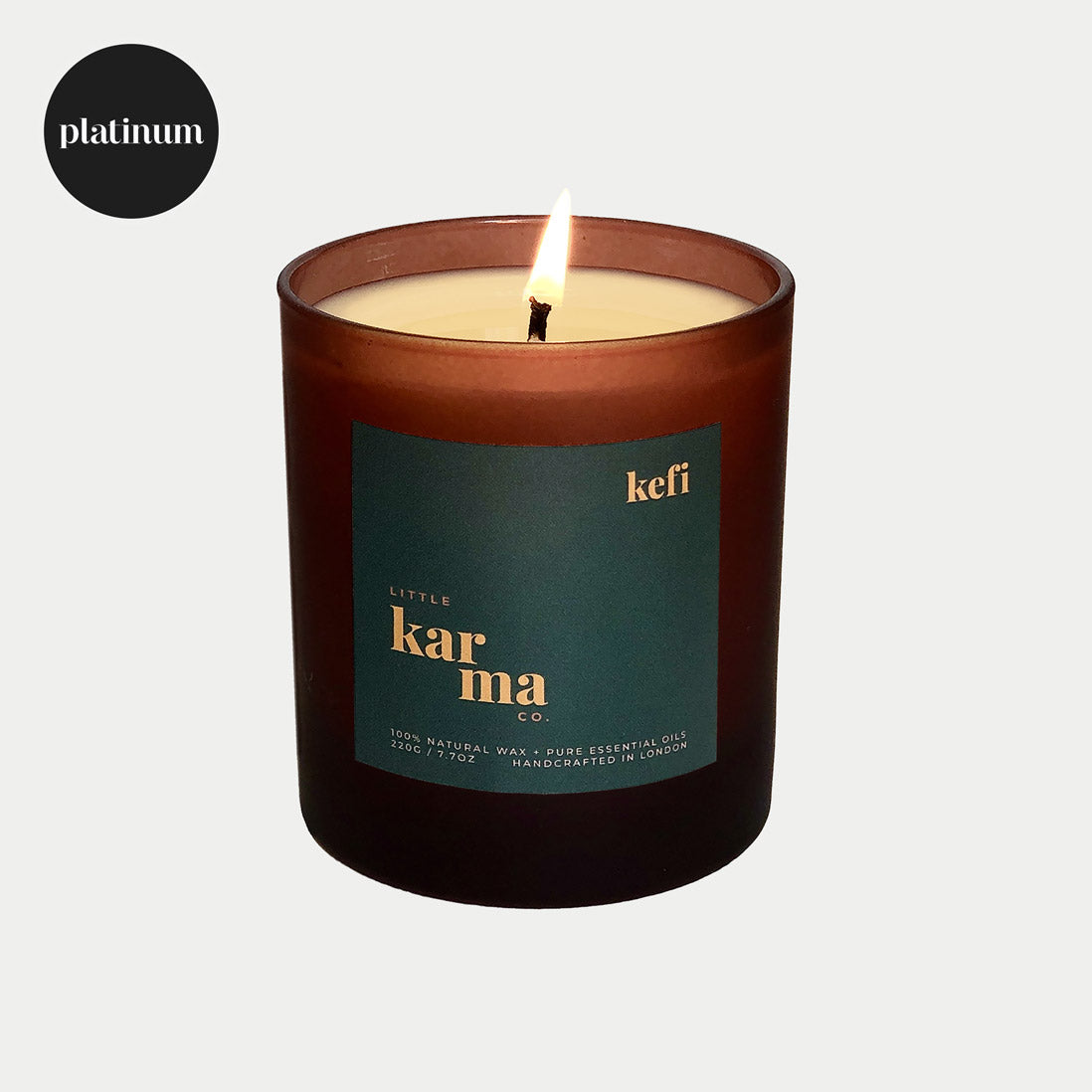 Kefi invigorating candle for focus and productivity