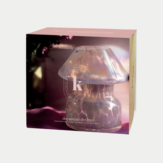 Dopamine Dream refillable candle lamp for dopamine decor lovers