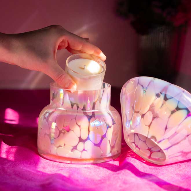 Dopamine Dream refillable candle lamp for dopamine decor lovers