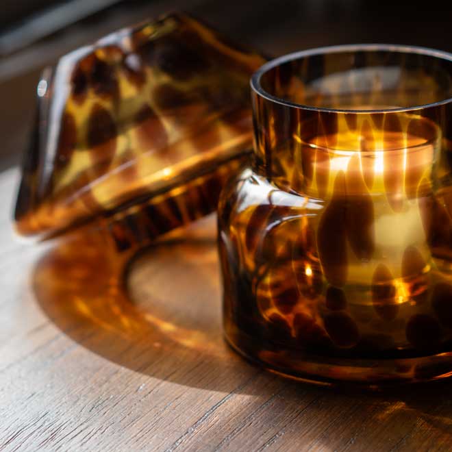 Hygge Haze refillable candle lamp for cosy hygge decor vibes