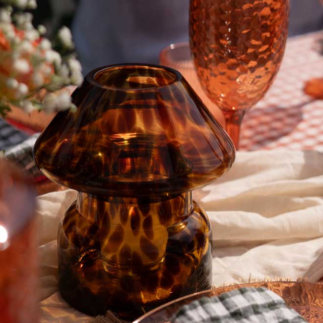 Hygge Haze refillable candle lamp for cosy hygge decor vibes