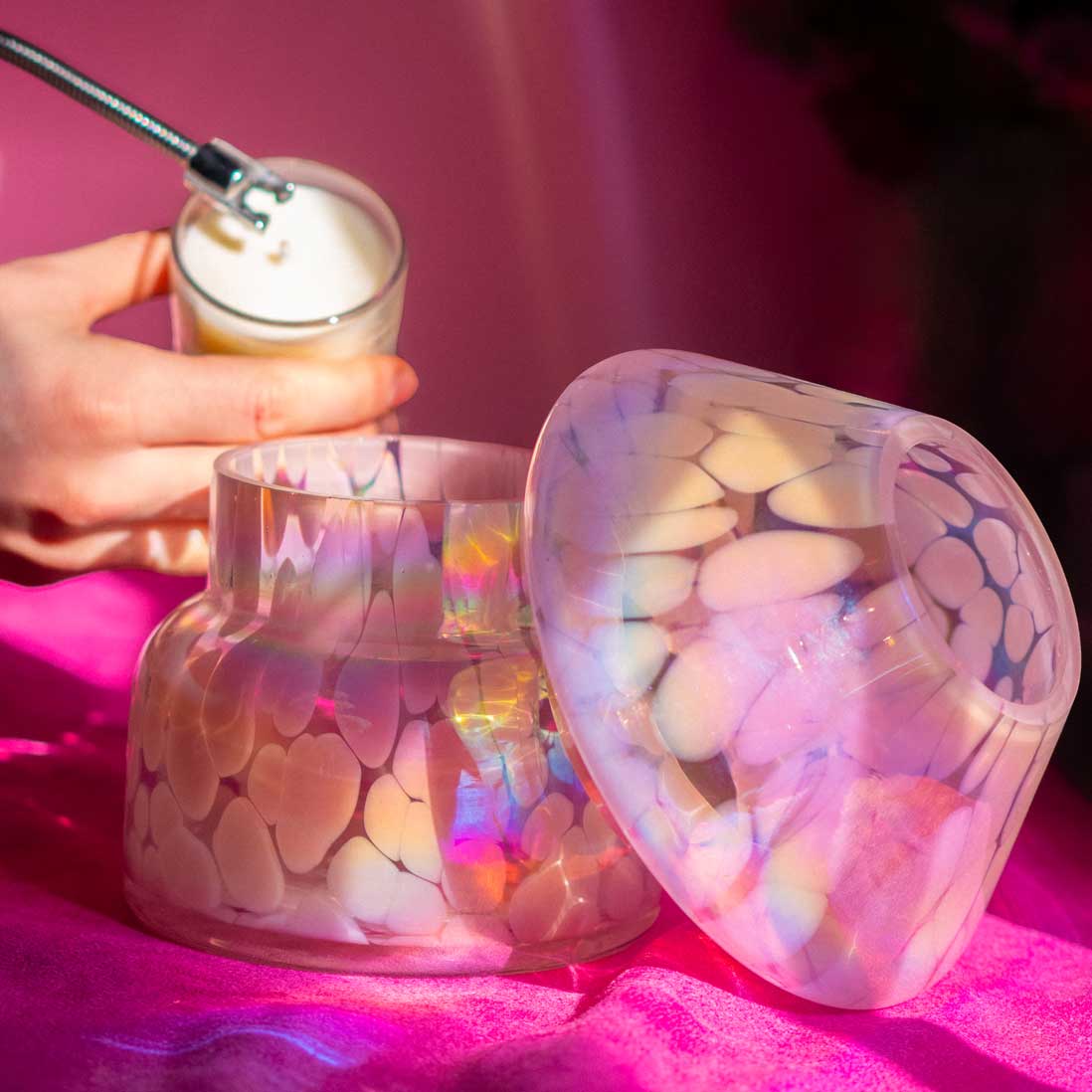 Dopamine Dream refillable candle lamp for dopamine decor lovers