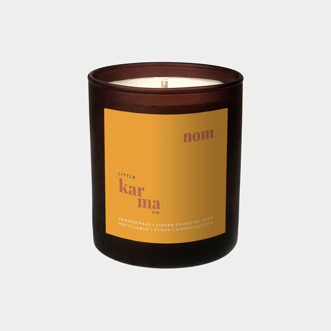 Nom uplifting candle for indulgence