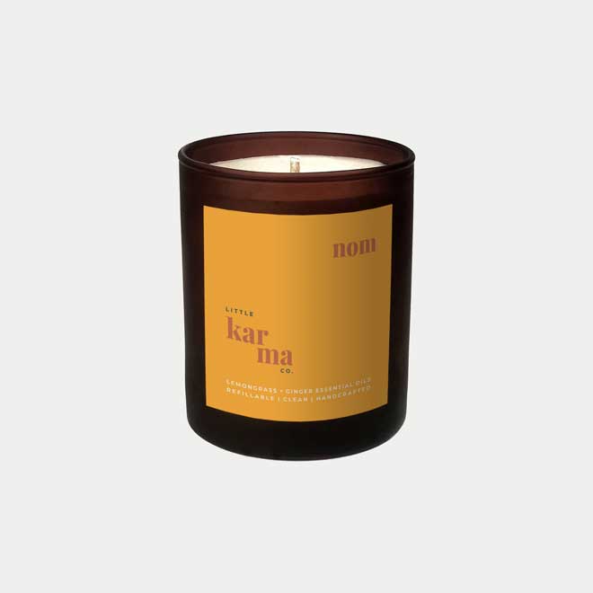Nom uplifting candle for indulgence