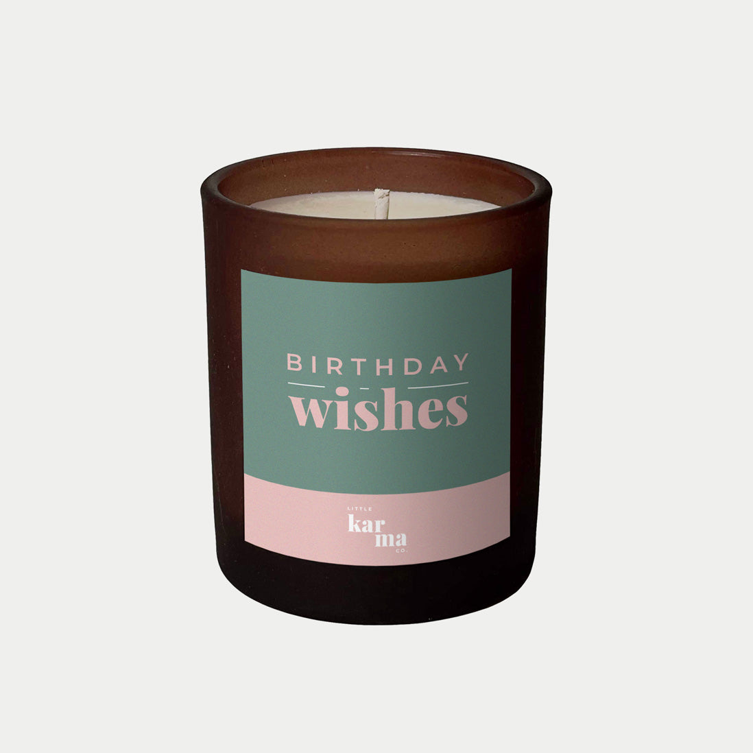 Birthday Wishes personalised candle