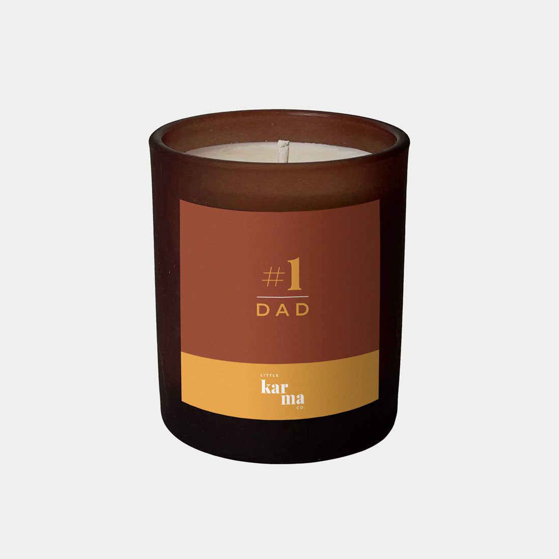 No. 1 Dad personalised candle
