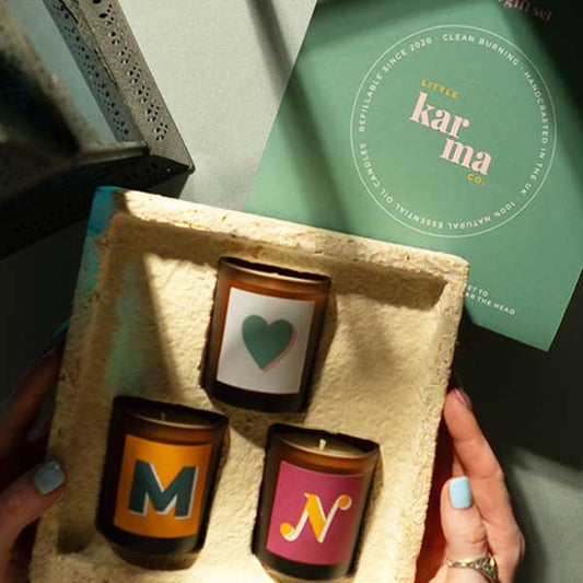Personalised initials gift set