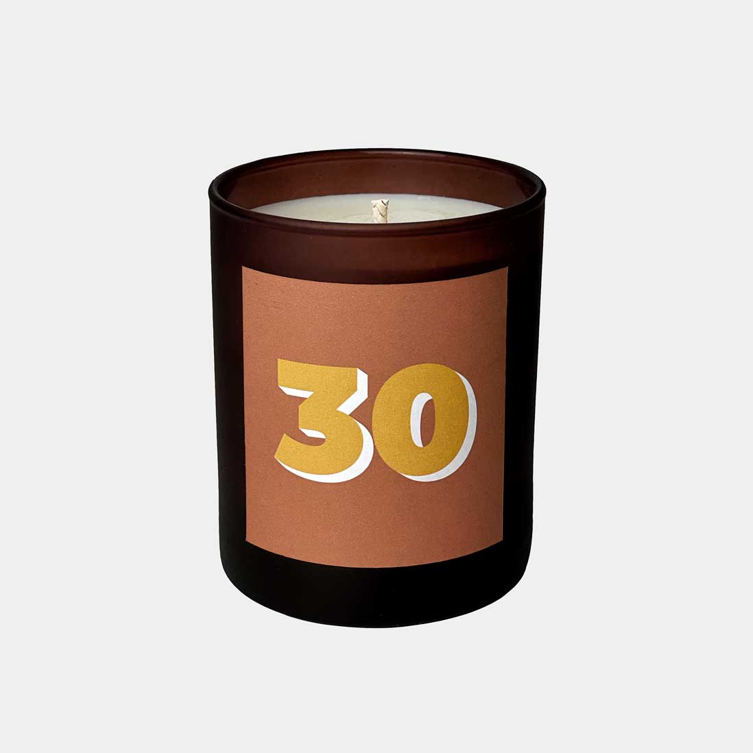 Milestone personalised candle
