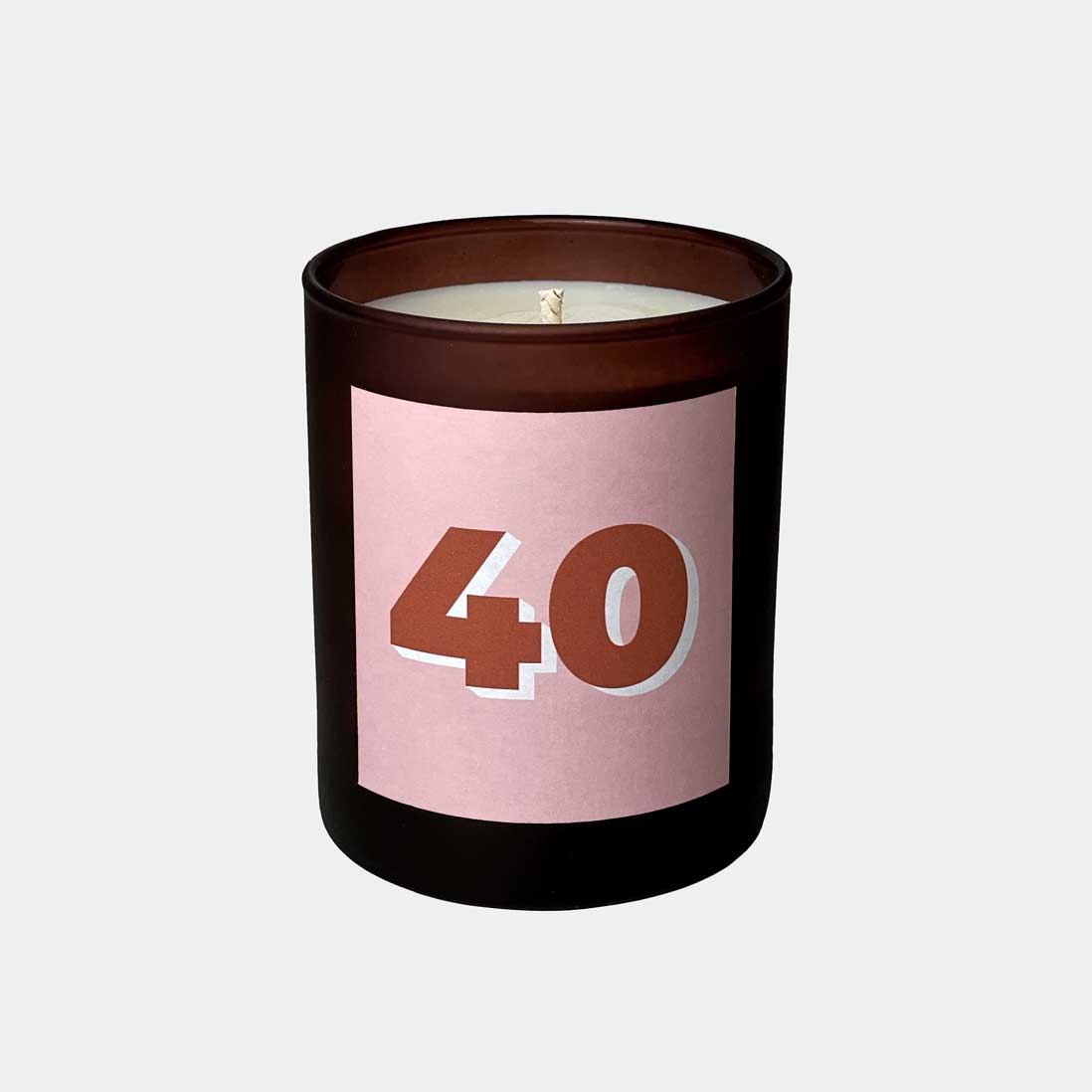 Milestone personalised candle