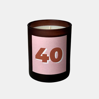 Milestone personalised candle