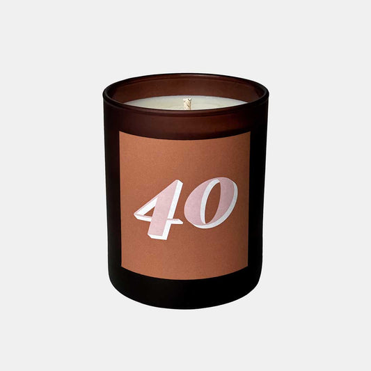 Milestone personalised candle