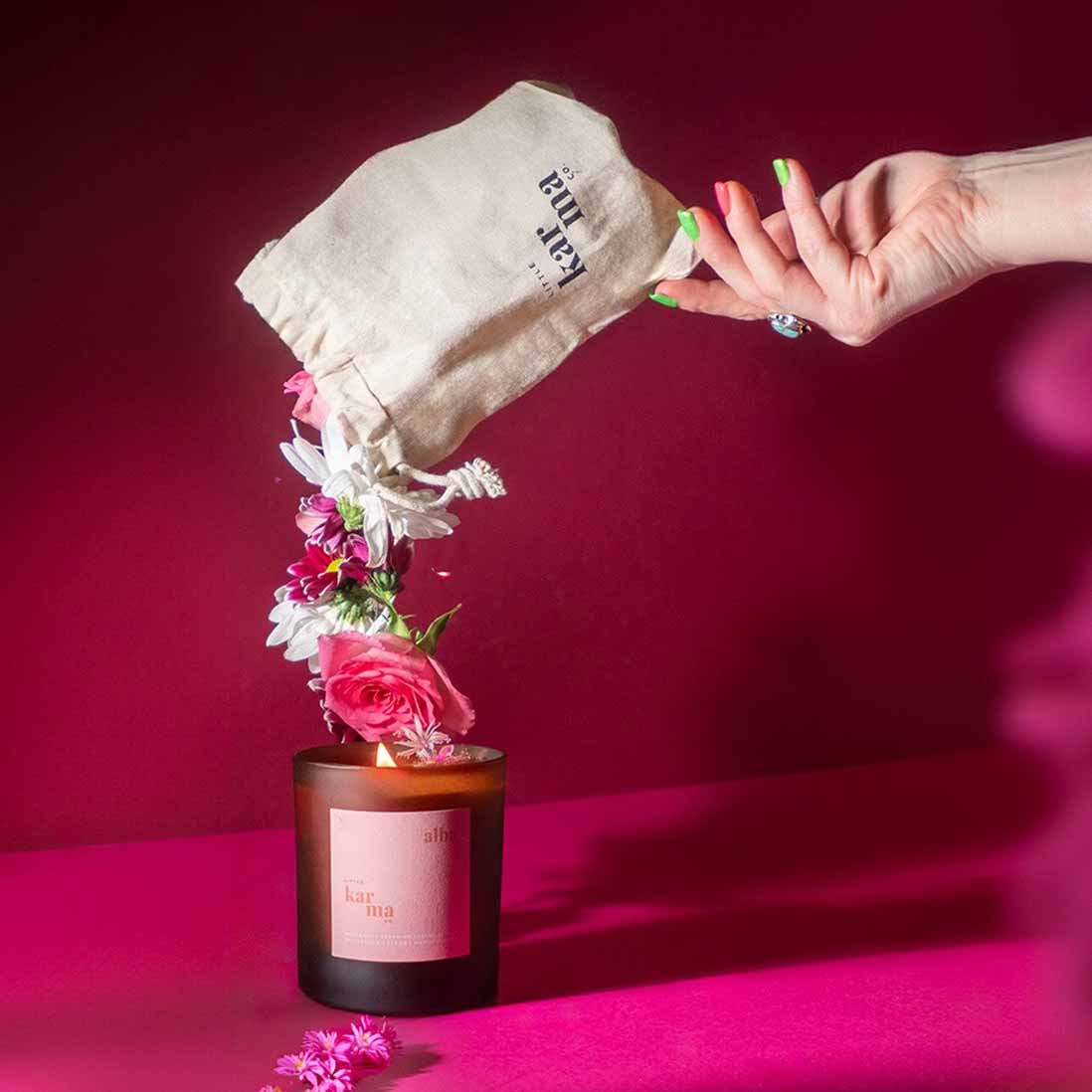 Alba balancing refillable candle