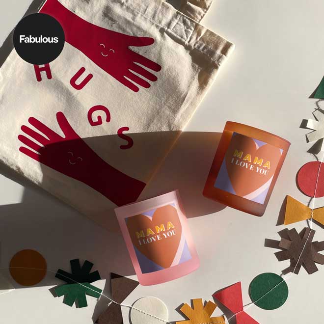 Mama I Love You personalised candle