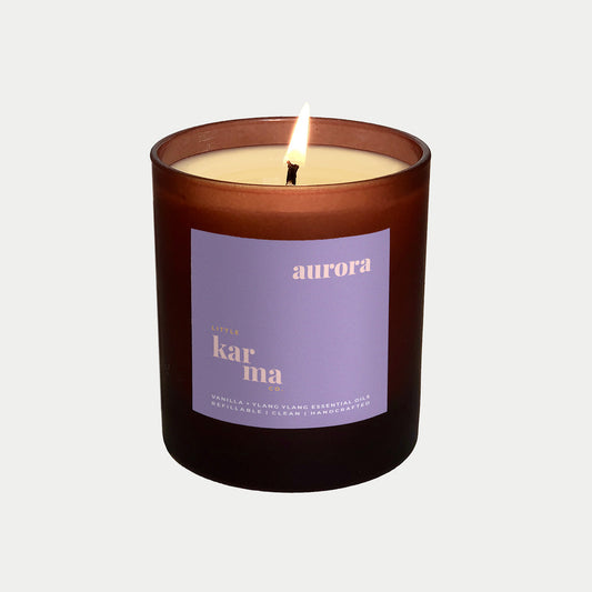 Aurora soothing manifestation candle