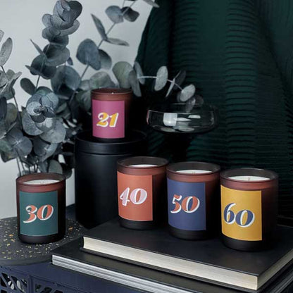 Milestone personalised candle
