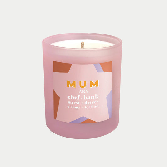 Mum AKA... personalised candle
