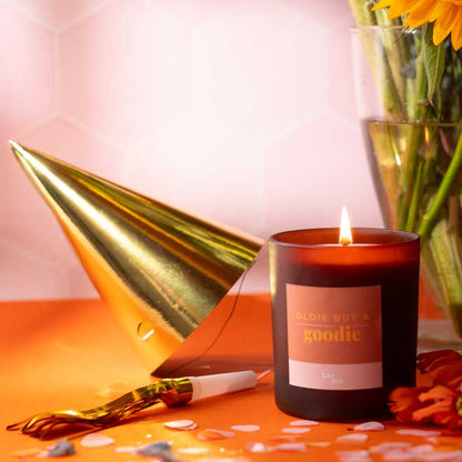 Oldie But Goodie personalised candle