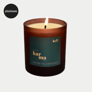 Kefi invigorating rosemary and spearmint refillable candle