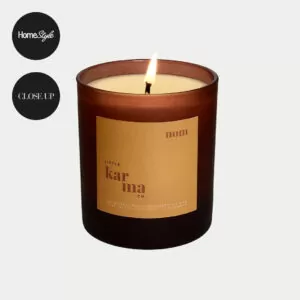 Nom uplifting lemongrass and ginger refillable candle