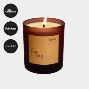 Nom Uplifting Refillable Candle – The Best Scented Candle for Hosting & Indulgence. Featured in The Guardian