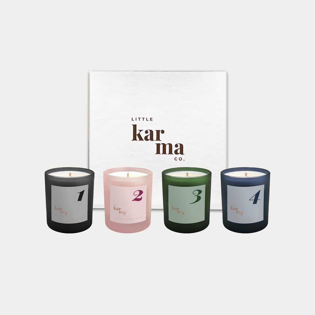 personalised advent candle gift set