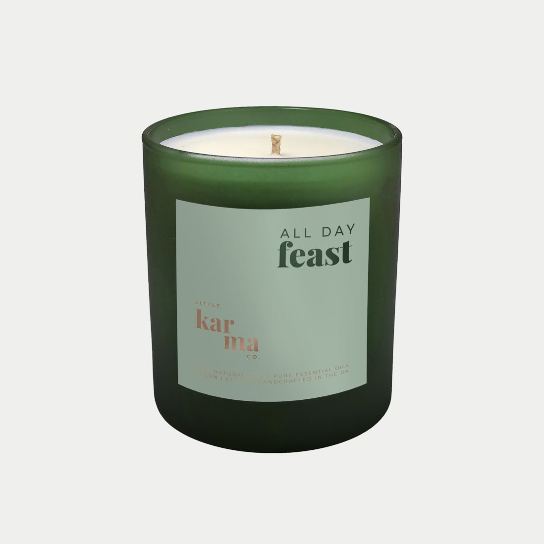 all day feast christmas candle
