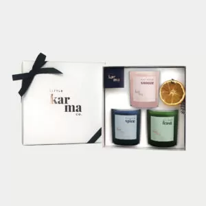 Personalised Luxury Christmas candle gift set