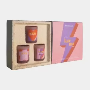 For Mums Set scented candle trio luxury gift set in new sustainable mycelium gift box