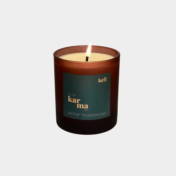 Kefi invigorating rosemary and spearmint refillable candle