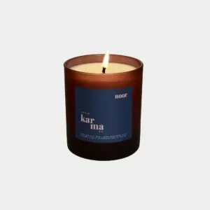 Noor comforting marjoram and cedarwood refillable candle