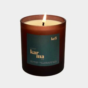 Kefi invigorating rosemary and spearmint refillable midi candle