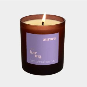 Aurora soothing vanilla and ylang ylang refillable midi candle