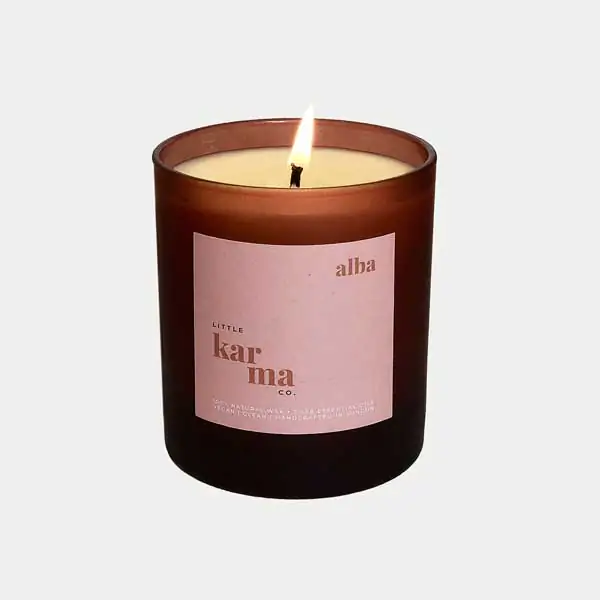 Alba balancing floral scented candle