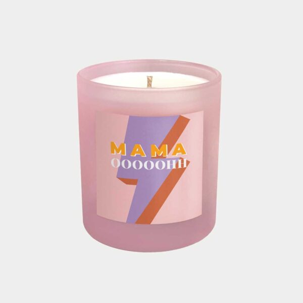 MAMA OOOH personalised candle